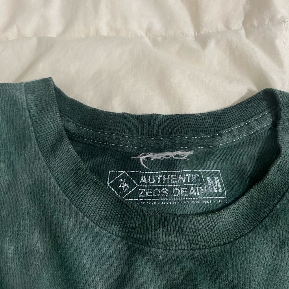 Zeds Dead Green Skeletons T-Shirt - Picture 4 of 6